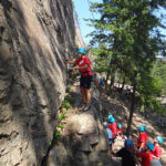 Photo Gallery: Teen at the Beginning of Rock Climbing Activity
