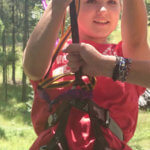 Photo Gallery: Young Teen Preparing for Climb During Team Day