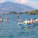 Photo Gallery: Teens Swimming and Paddle Boating on the Lake