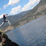Photo Gallery: Young Teen Jumping off Cliff into the Lake