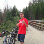Photo Gallery: Young Teen Taking a Break on the Biking Trail