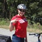 Photo Gallery: Teen Smiling While Biking