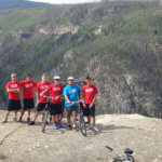 Photo Gallery: Counselor with Teens on the Biking Trail