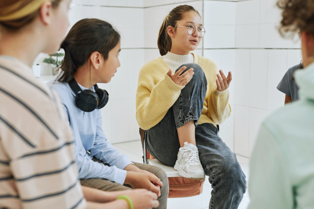 teens in residential treatment benefit from group therapy