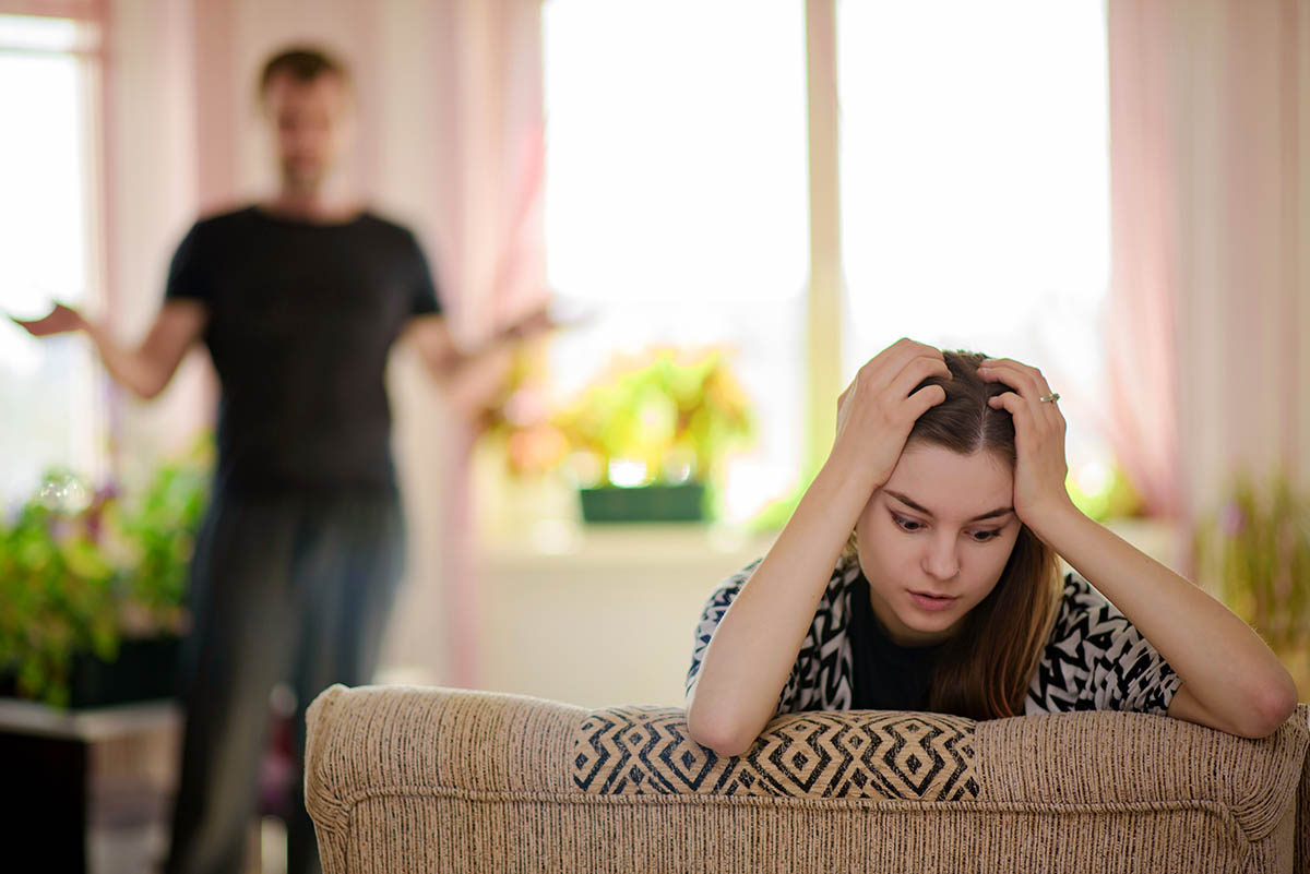 father struggling with teen defiance