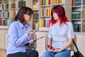 a teen receives the help she needs at a drug detox centre in canada 