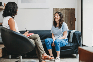 a teen participates in an individual therapy program