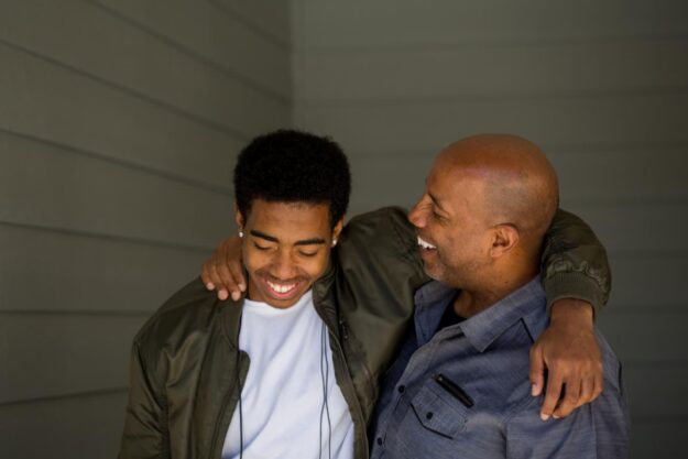 a father son relationship has been strengthened thanks to family therapy